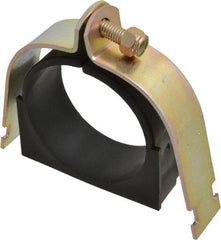 ZSI - 3" Pipe," Pipe Clamp with Cushion - Dichromate - Top Tool & Supply