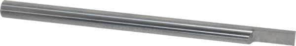 Accupro - 1/4 Inch Diameter, 4 Inch Overall Length, 3/8 Inch Split Length, Solid Carbide, Squared Split End Carbide Blank - Single End - Top Tool & Supply