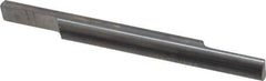 Accupro - 1/4 Inch Diameter, 2-1/2 Inch Overall Length, 3/8 Inch Split Length, Solid Carbide, Squared Split End Carbide Blank - Double End - Top Tool & Supply