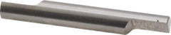 Accupro - 3/8 Inch Diameter, 2-1/2 Inch Overall Length, 1/2 Inch Split Length, Solid Carbide, Squared Split End Carbide Blank - Double End - Top Tool & Supply