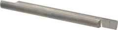 Accupro - 3/8 Inch Diameter, 4 Inch Overall Length, 1/2 Inch Split Length, Solid Carbide, Squared Split End Carbide Blank - Double End - Top Tool & Supply