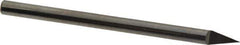 Accupro - 1/4 Inch Diameter, 4 Inch Overall Length, 3/8 Inch Split Length, Solid Carbide, Conical Point Split End Carbide Blank - Single End, 30° Point - Top Tool & Supply