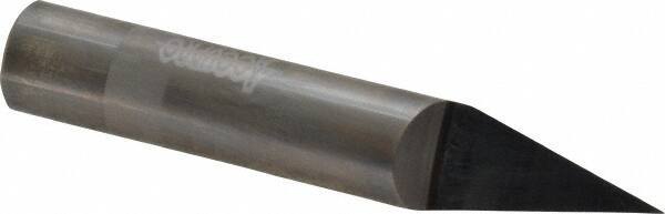 Accupro - 1/2 Inch Diameter, 3 Inch Overall Length, 5/8 Inch Split Length, Solid Carbide, Conical Point Split End Carbide Blank - Single End, 30° Point - Top Tool & Supply