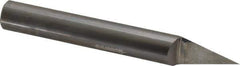 Accupro - 1/2 Inch Diameter, 4 Inch Overall Length, 5/8 Inch Split Length, Solid Carbide, Conical Point Split End Carbide Blank - Single End, 30° Point - Top Tool & Supply