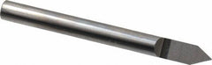 Accupro - 3/16 Inch Diameter, 2 Inch Overall Length, 3/8 Inch Split Length, Solid Carbide, Conical Point Split End Carbide Blank - Single End, 60° Point - Top Tool & Supply