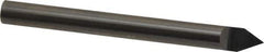 Accupro - 3/8 Inch Diameter, 4 Inch Overall Length, 1/2 Inch Split Length, Solid Carbide, Conical Point Split End Carbide Blank - Single End, 60° Point - Top Tool & Supply