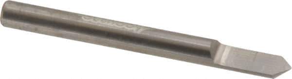 Accupro - 3/16 Inch Diameter, 2 Inch Overall Length, 3/8 Inch Split Length, Solid Carbide, Conical Point Split End Carbide Blank - Single End, 90° Point - Top Tool & Supply