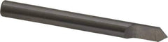 Accupro - 1/4 Inch Diameter, 2-1/2 Inch Overall Length, 3/8 Inch Split Length, Solid Carbide, Conical Point Split End Carbide Blank - Single End, 90° Point - Top Tool & Supply