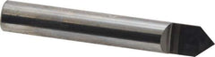 Accupro - 3/8 Inch Diameter, 2-1/2 Inch Overall Length, 1/2 Inch Split Length, Solid Carbide, Conical Point Split End Carbide Blank - Single End, 90° Point - Top Tool & Supply