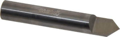 Accupro - 1/2 Inch Diameter, 3 Inch Overall Length, 5/8 Inch Split Length, Solid Carbide, Conical Point Split End Carbide Blank - Single End, 90° Point - Top Tool & Supply