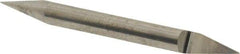 Accupro - 3/16 Inch Diameter, 2 Inch Overall Length, 3/8 Inch Split Length, Solid Carbide, Conical Point Split End Carbide Blank - Single End, 30° Point - Top Tool & Supply