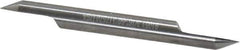 Accupro - 3/16 Inch Diameter, 2 Inch Overall Length, 3/8 Inch Split Length, Solid Carbide, Conical Point Split End Carbide Blank - Single End, 60° Point - Top Tool & Supply