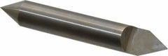 Accupro - 3/8 Inch Diameter, 2-1/2 Inch Overall Length, 1/2 Inch Split Length, Solid Carbide, Conical Point Split End Carbide Blank - Single End, 60° Point - Top Tool & Supply