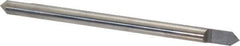 Accupro - 1/4 Inch Diameter, 4 Inch Overall Length, 3/8 Inch Split Length, Solid Carbide, Conical Point Split End Carbide Blank - Single End, 90° Point - Top Tool & Supply