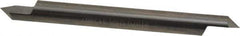 Accupro - 3/8 Inch Diameter, 4 Inch Overall Length, 1/2 Inch Split Length, Solid Carbide, Conical Point Split End Carbide Blank - Single End, 90° Point - Top Tool & Supply