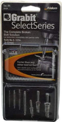 Alden - 7 Piece Screw Extractor/Drill Set - 17/64" Drive - Top Tool & Supply