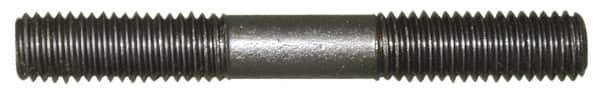 Value Collection - 5/16-18 5" OAL Equal Double Threaded Stud - Black Oxide Finish - Top Tool & Supply