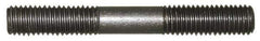 Value Collection - 5/16-18 5" OAL Equal Double Threaded Stud - Black Oxide Finish - Top Tool & Supply