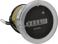 Trumeter - 6 Digit Wheel Display Hour Meter - No Reset - Top Tool & Supply