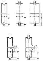 Made in USA - Press Brake Punch and Die Set - 3 Ft. Punch and Die Length - Top Tool & Supply