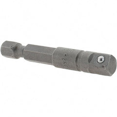 Apex - 1/4" Square Size Hex to Square Extension - 1/4" Hex Drive, 2" OAL - Top Tool & Supply