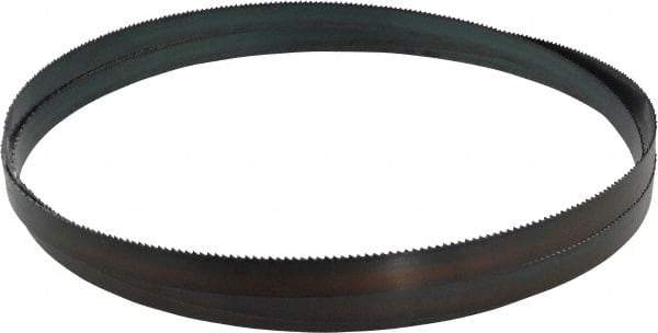 Starrett - 8 TPI, 10' Long x 3/4" Wide x 0.032" Thick, Welded Band Saw Blade - Carbon Steel, Toothed Edge, Raker Tooth Set, Flexible Back, Contour Cutting - Top Tool & Supply