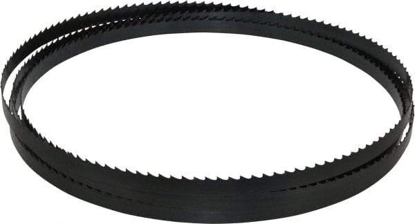 Starrett - 4 TPI, 12' 10" Long x 1/2" Wide x 0.025" Thick, Welded Band Saw Blade - Carbon Steel, Toothed Edge, Raker Tooth Set, Flexible Back, Contour Cutting - Top Tool & Supply