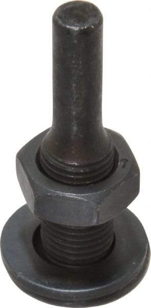 Weiler - 3/8" Arbor Hole to 1/4" Shank Diam Drive Arbor - For 3" Small Diam Wheel Brushes - Top Tool & Supply