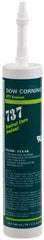 Dow Corning - 10.1 oz Cartridge Clear RTV Silicone Joint Sealant - -85 to 350°F Operating Temp, 14 min Tack Free Dry Time, 24 hr Full Cure Time, Series 737 - Top Tool & Supply