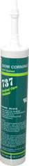 Dow Corning - 10.1 oz Cartridge Black RTV Silicone Joint Sealant - -85 to 350°F Operating Temp, 14 min Tack Free Dry Time, 24 hr Full Cure Time, Series 737 - Top Tool & Supply