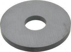 Mag-Mate - 0.875" ID x 2.875" OD Ceramic Ring Magnet - 0.25" Thick, 350°F Max Operating Temp - Top Tool & Supply