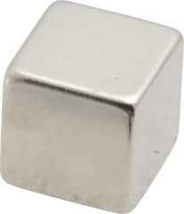 Eclipse - 4.4 Lb Max Holding Capacity Neodymium Rare Earth Block Magnet - 1/2" Long x 1/2" Wide x 1/2" High, 248°F Max Operating Temp - Top Tool & Supply