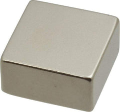 Eclipse - 43.9 Lb Max Holding Capacity Neodymium Rare Earth Block Magnet - 1" Long x 1" Wide x 1/2" High, 248°F Max Operating Temp - Top Tool & Supply