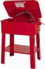 Value Collection - Free Standing Water-Based Parts Washer - 12 Gal Max Operating Capacity, Steel Tank, 115 Input Volts - Top Tool & Supply