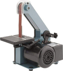 Enco - 30 Inch Long x 1 Inch Wide Belt Sanding Machine - 1/4 Hp, Single Phase - Top Tool & Supply