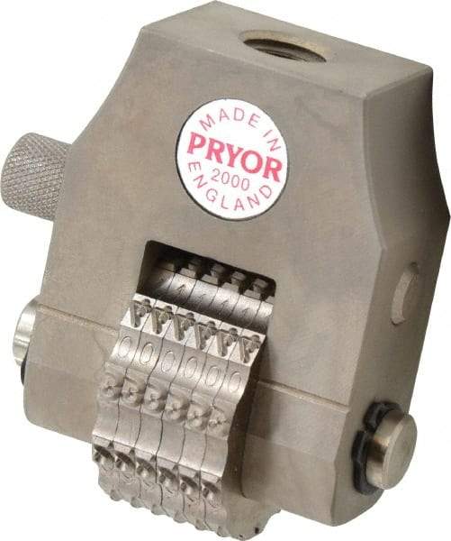 Pryor - 1/8 Inch Size, Numbering Head - Numbers, Hand or Machine Usage - Top Tool & Supply