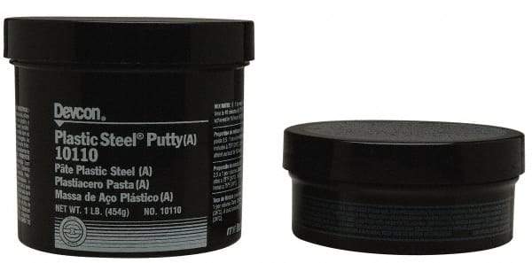 Devcon - 25 Lb Pail Two Part Epoxy - 45 min Working Time, Series Plastic Steel - Top Tool & Supply