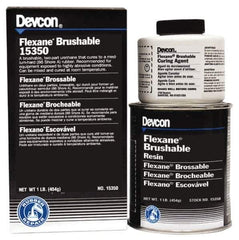 Devcon - 1 Lb Pail Two Part Urethane Adhesive - 45 min Working Time, 3,500 psi Shear Strength - Top Tool & Supply