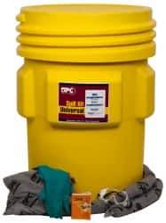 Brady SPC Sorbents - 75 Gal Capacity Universal Spill Kit - 95 Gal Overpack Container - Top Tool & Supply