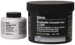 Devcon - 2 Lb Pail Two Part Epoxy - 40 min Working Time, 2,000 psi Shear Strength - Top Tool & Supply