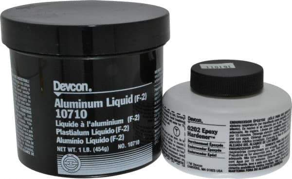 Devcon - 1 Lb Pail Two Part Epoxy - 75 min Working Time, 2,700 psi Shear Strength - Top Tool & Supply