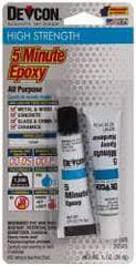 Devcon - 0.5 oz Tube Two Part Epoxy - 4 to 5 min Working Time - Top Tool & Supply