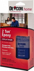 Devcon - 4.5 oz Bottle Two Part Epoxy - 30 min Working Time, Series 2 Ton - Top Tool & Supply