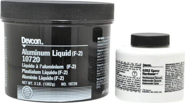 Devcon - 3 Lb Pail Two Part Epoxy - 75 min Working Time, 2,700 psi Shear Strength - Top Tool & Supply