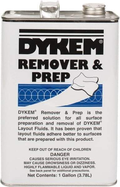 Dykem - Layout Fluid Remover and Cleaner - 1 Gallon Can - Top Tool & Supply