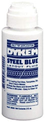 Dykem - Blue Layout Fluid - 2 Ounce Felt Tip Applicator - Top Tool & Supply