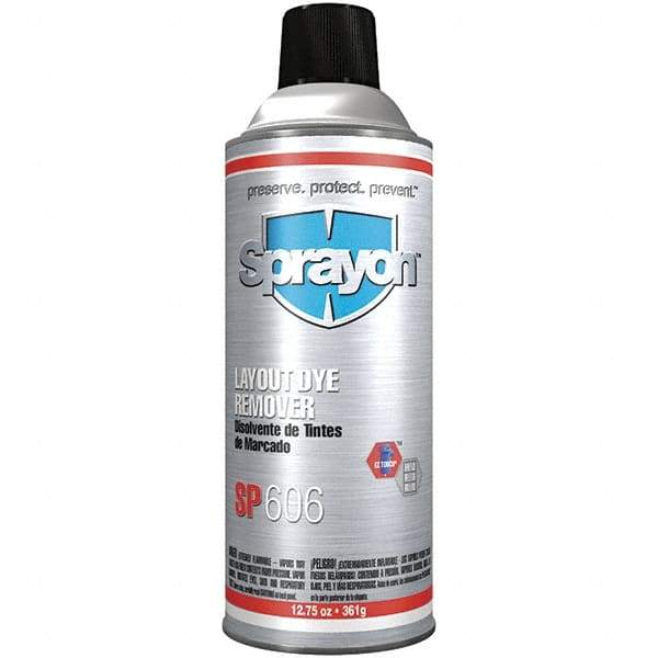 Sprayon - Layout Fluid Remover - 16 Ounce Aerosol Can, 12-3/4 Ounce Net Fill - Top Tool & Supply