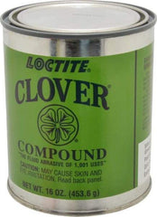 Loctite - 1 Lb Grease Compound - Compound Grade Super Fine, Grade 5A, 800 Grit, Black & Gray, Use on General Purpose - Top Tool & Supply