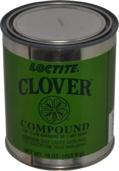 Loctite - 1 Lb Grease Compound - Compound Grade Coarse, Grade E, 120 Grit, Black & Gray, Use on General Purpose - Top Tool & Supply