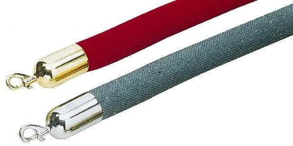 Tensator - 6' Long x 1-1/2" Wide Naugahyde Rope - Red - Top Tool & Supply